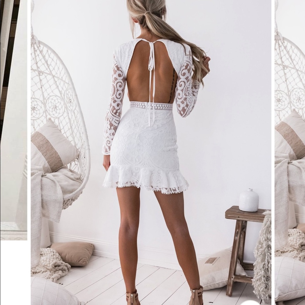 Two Sisters White Dress